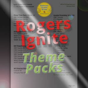 rogers tv theme packs